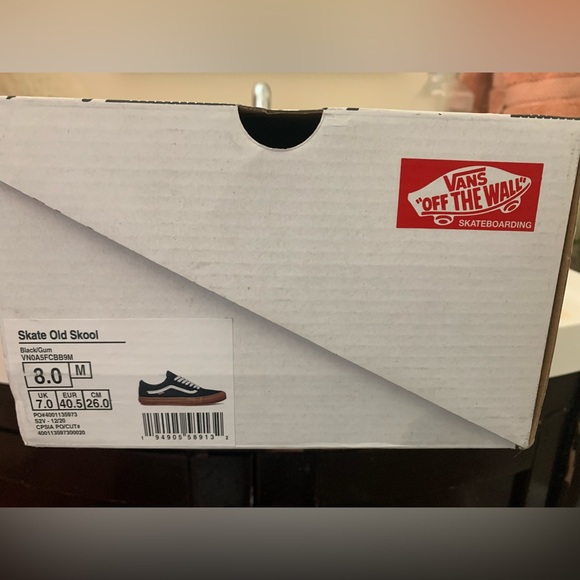 SKATE OLD SKOOL SHOE Black/Gum - Picture 3 of 3